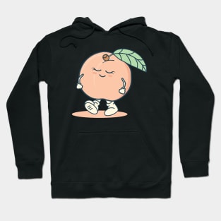 Cute Peach Character Kawaii Hoodie